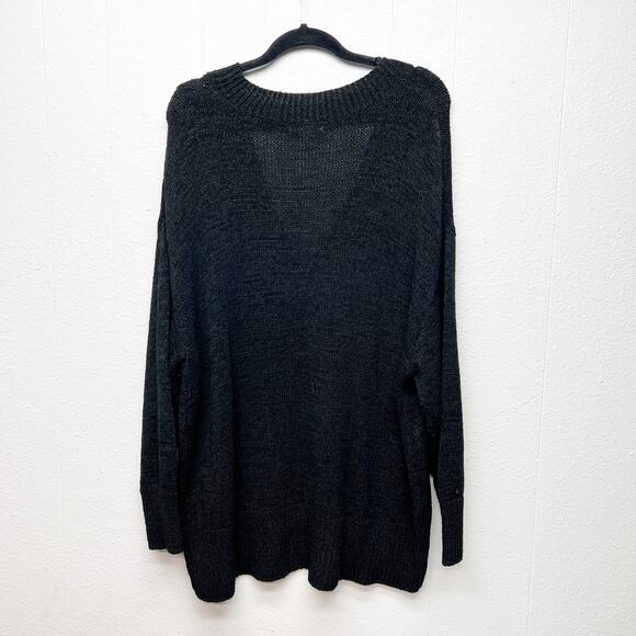 H&M Long Length Tunic Sweater Womens Large Casual Workwear Mob Wife Contemporary - Picture 6 of 11